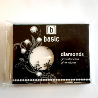 basic diamonds - Fingernagel glitzersteinchen 6 Sets