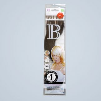 BALMAIN Fill-In Extensions - 30cm natur glatt schwarz, Echthaar, 10 Stück